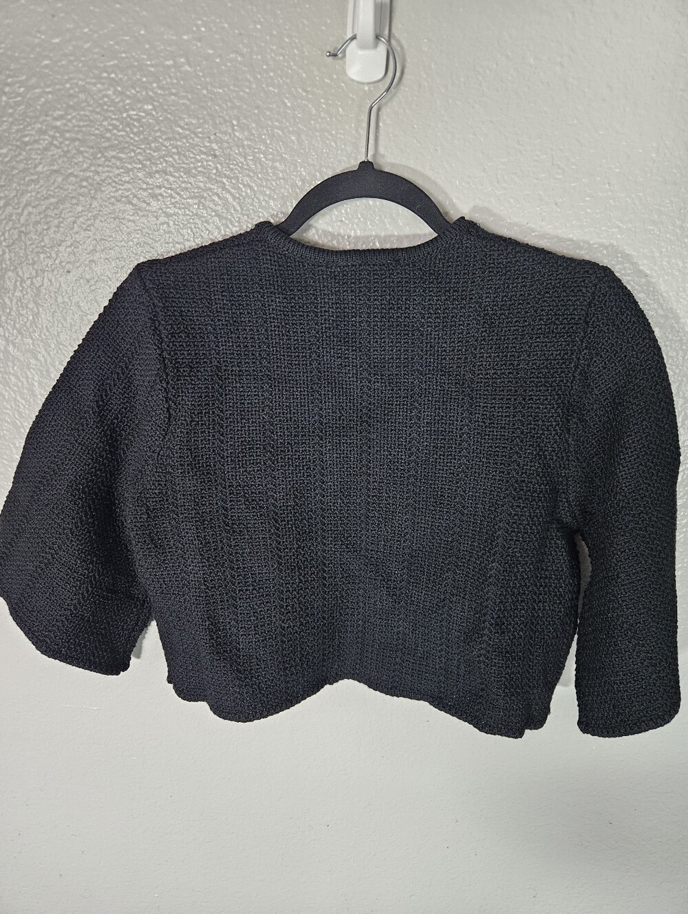 Zara Textured Knit Cardigan With Button Size S - Picture 9 of 12